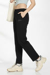 Zivame Knit Cotton Loungewear Bottom - Black Beauty — thumbnail 2